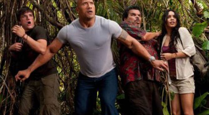 Viaggio nell'isola misteriosa Â– Josh Hutcherson, Dwayne Johnson, Luis Guzman, Vanessa Hudgens