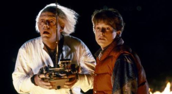 Ritorno al futuro - Michael J. Fox e Christopher Lloyd