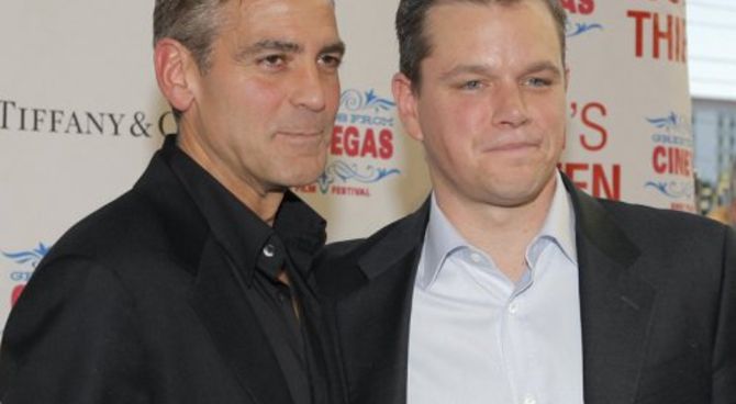 George Clooney e Matt Damon