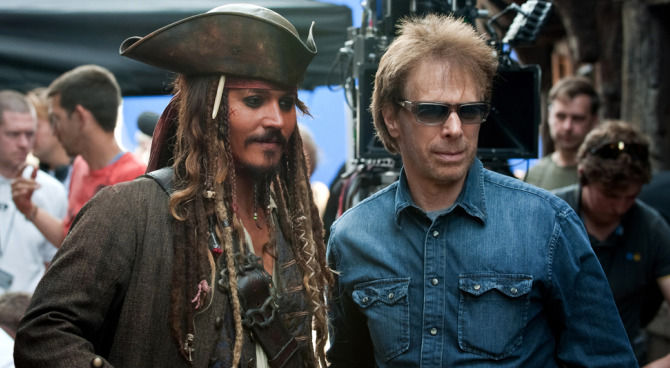 Johnny Depp e Jerry Bruckheimer