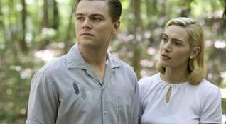 leonardo di caprio e kate winslet sul set di revolutionary road