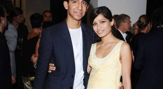 Freida Pinto e Dev Patel