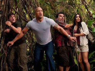 Viaggio nell'isola misteriosa - Josh Hutcherson, Dwayne Johnson, Luis Guzman, Vanessa Hudgens