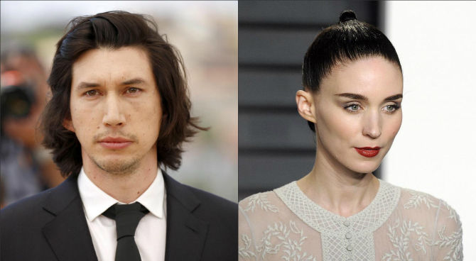 Adam Driver e Rooney Mara