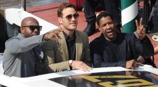 Antoine Fuqua, Chris Pratt e Denzel Washington a Venezia