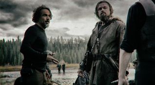 Inarritu e DiCaprio sul set di Revenant