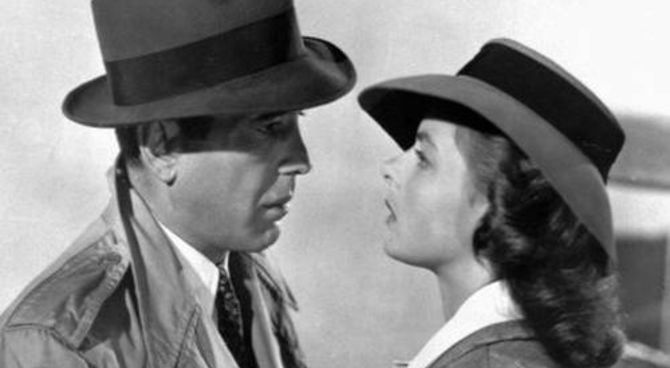 Humphrey Bogart e Ingrid Bergman - Casablanca