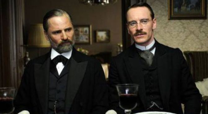 A Dangerous Method - Viggo Mortensen e Michael Fassbender