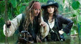 Pirati dei caraibi: Oltre i confini del mare - Johnny Depp e Penelope Cruz