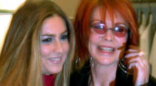 La stilista Marina Ripa di Meana e la cantate Romina Power