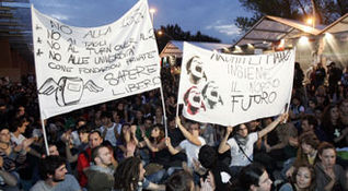 Disordini al Festival
