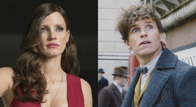 Jessica Chastain, Eddie Redmayne