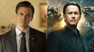 Ashley Zukerman e Tom Hanks<br>