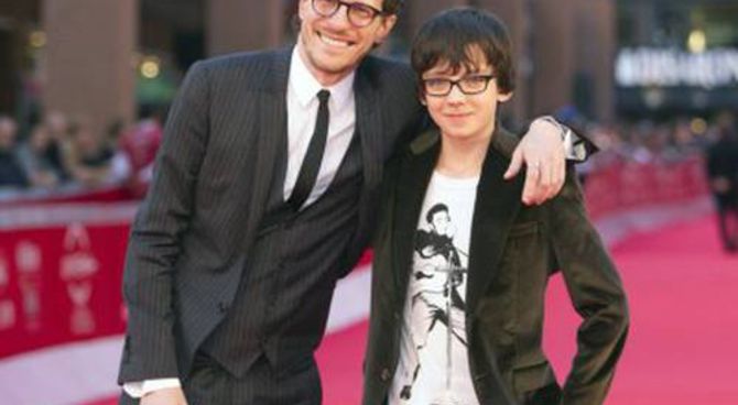 Hugo Cabret - Brian Selznick e Asa Butterfield al Festival di Roma