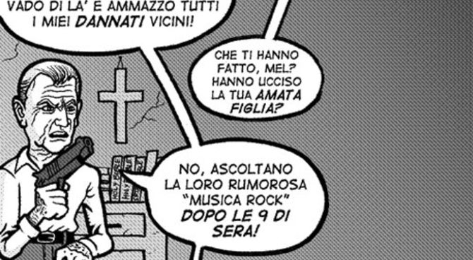 Fuori Controllo - Vignetta Mel Gibson