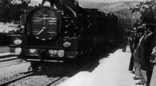 L'arrivo di un treno alla stazione di La Ciotat