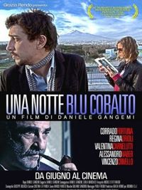 Una notte blu cobalto - Locandina