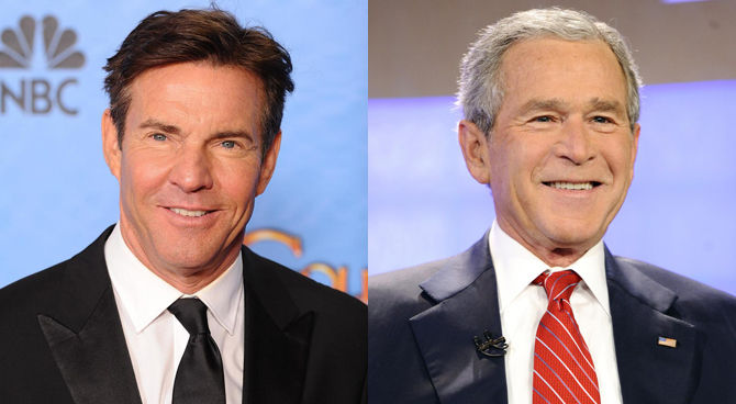 Dennis Quaid, George W. Bush