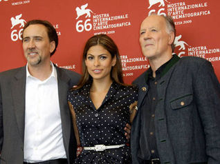 Nicolas Cage, Eva Mendes e Werner Herzog