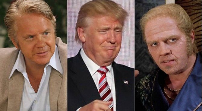 Tim Robbins, Donald Trump, Biff Tannen