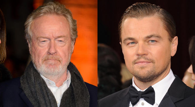 Ridley Scott e Leonardo DiCaprio