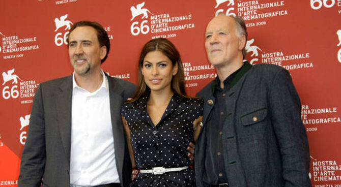 Nicolas Cage, Eva Mendes e Werner Herzog