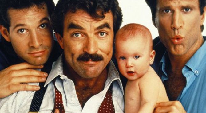 Tre scapoli e un bebe' - Tom Selleck, Steve Guttenberg, Ted Danson