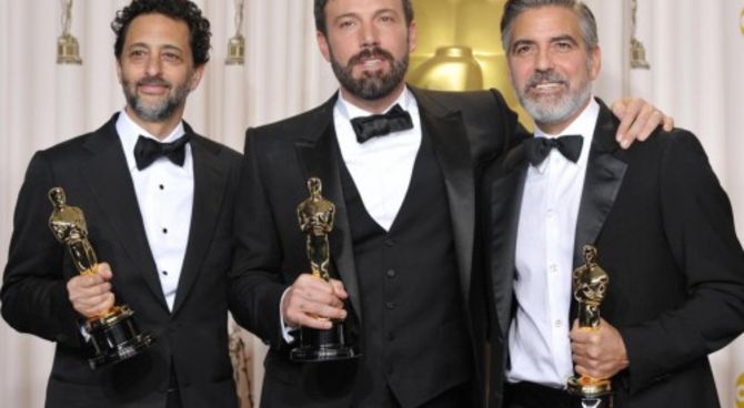 Grant Heslov, Ben Affleck, George Clooney