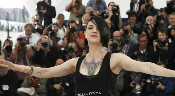 Asia Argento a Cannes