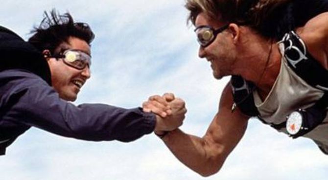 Point Break - Keanu Reeves e Patrick Swayze
