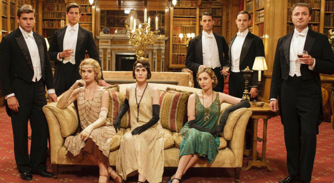 Il cast di Downton Abbey