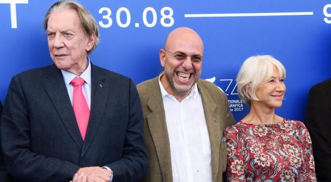 Donald Sutherland, Paolo Virzì, Helen Mirren