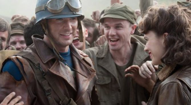 Captain America - Chris Evans e Hayley Atwell