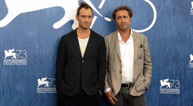 Paolo Sorrentino e Jude Law