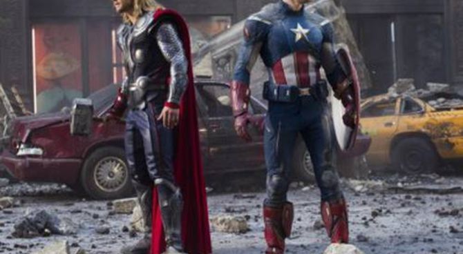 The Avengers - Chris Hemsworth, Chris Evans