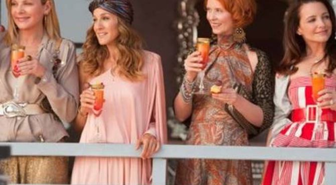 Sex and the City 2 - Kim Cattrall, Cynthia nixon, Sarah Jessica Parker e Kristin Davis